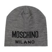 Pet met logo Moschino , Gray , Unisex