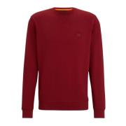 Sweatshirt met ronde hals Hugo Boss , Red , Heren