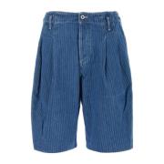 Geborduurde Bermuda Shorts Kenzo , Blue , Heren