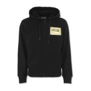 Sweatshirt met rits Versace Jeans Couture , Black , Heren