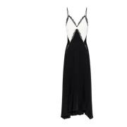 Lingerie-stijl jurk Victoria Beckham , Black , Dames