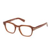 Lichtbruine Brilmonturen Ez5282 Ermenegildo Zegna , Brown , Unisex