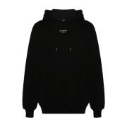 Zwarte hoodie met sloganprint Drole de Monsieur , Black , Heren