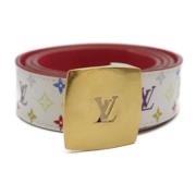 Pre-owned Leather belts Louis Vuitton Vintage , Multicolor , Dames