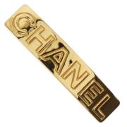 Pre-owned Metal hair-accessories Chanel Vintage , Yellow , Dames