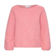 Wollen Pullover Strik Chateau Rose Melange Saint Tropez , Pink , Dames