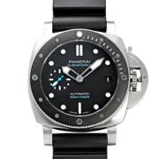 Pre-owned Stainless Steel watches Panerai Pre-owned , Black , Heren