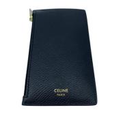 Pre-owned Leather wallets Celine Vintage , Black , Dames