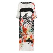 Wit Zee Kleding Caftan Korte Mouwen Ermanno Gallamini , Multicolor , D...