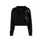 Hoodie met Stijl Moschino , Black , Dames