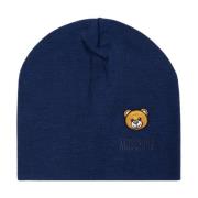 Logo Cap Moschino , Blue , Unisex