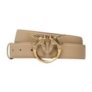 Chic Belt for Women Pinko , Beige , Dames