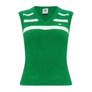 V-hals Vest Adidas Originals , Green , Dames