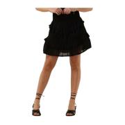 Dames Rokken Voile Skirt Notre-v , Black , Dames