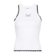 Stijlvolle Tanktop voor Vrouwen Chiara Ferragni Collection , White , D...