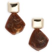 Dames Sieraden Earring Stone Notre-v , Brown , Dames