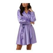 Dames Jurken Nv-doris Satin Dress Notre-v , Purple , Dames