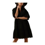 Dames Jurken Nv-donna Dress Broderie Anglaise Dress Notre-v , Black , ...