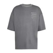 Stijlvolle T-shirts voor dagelijks gebruik Fila , Gray , Heren