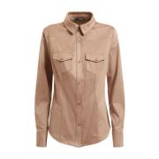 Lange mouwen shirt Guess , Beige , Dames