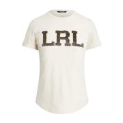 Korte Mouw T-shirt Ralph Lauren , White , Dames