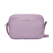 Dames Leren Handtas Cb8985L001 Patrizia Pepe , Purple , Dames