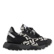 Sneakers met snel vetersluitingssysteem RUN OF , Black , Dames