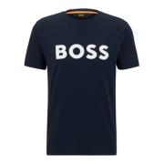 Blauwe T-shirts en Polos Hugo Boss , Blue , Heren