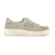 Groene Suède Sneakers Gabor , Green , Dames