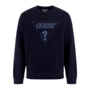 Crewneck Sweatshirt Guess , Blue , Heren