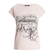 Korte Mouw T-shirt Ralph Lauren , Pink , Dames