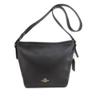 Pre-owned Leather shoulder-bags Coach Pre-owned , Black , Dames