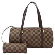 Pre-owned Canvas louis-vuitton-bags Louis Vuitton Vintage , Brown , Da...