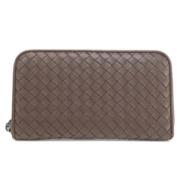 Pre-owned Leather wallets Bottega Veneta Vintage , Brown , Dames