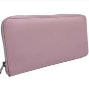 Pre-owned Canvas wallets Hermès Vintage , Pink , Dames