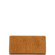 Pre-owned Suede wallets Celine Vintage , Brown , Dames