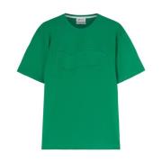 Korte Mouw T-shirt GAS , Green , Heren