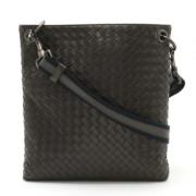 Pre-owned Leather shoulder-bags Bottega Veneta Vintage , Black , Dames