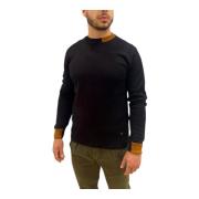 Crew Neck Sweater Manuel Ritz , Black , Heren