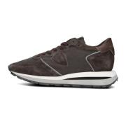 Bruine Lage Sneakers Tropez Haute Philippe Model , Brown , Heren