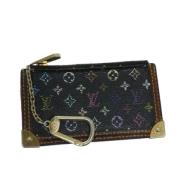 Pre-owned Canvas wallets Louis Vuitton Vintage , Black , Dames