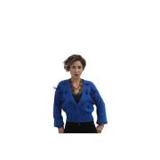 Stijlvolle Cardigan voor Vrouwen Kocca , Blue , Dames