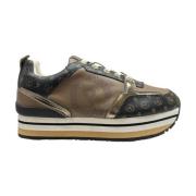 Lage Sneakers Pollini , Brown , Dames