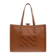 ‘Beaurivage’ Shopper Tas Casadei , Brown , Dames