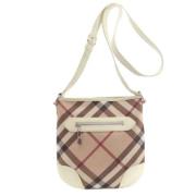 Pre-owned Fabric shoulder-bags Burberry Vintage , Beige , Dames