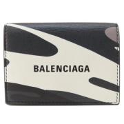 Pre-owned Leather wallets Balenciaga Vintage , Black , Dames