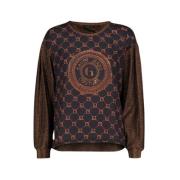 Lange Mouw T-shirt Gaudi , Brown , Dames