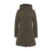 Groene Parka Jas Aw24 Woolrich , Green , Dames