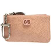 Pre-owned Leather wallets Gucci Vintage , Pink , Dames