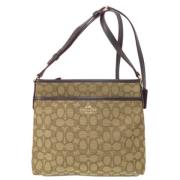 Pre-owned Canvas shoulder-bags Coach Pre-owned , Brown , Dames